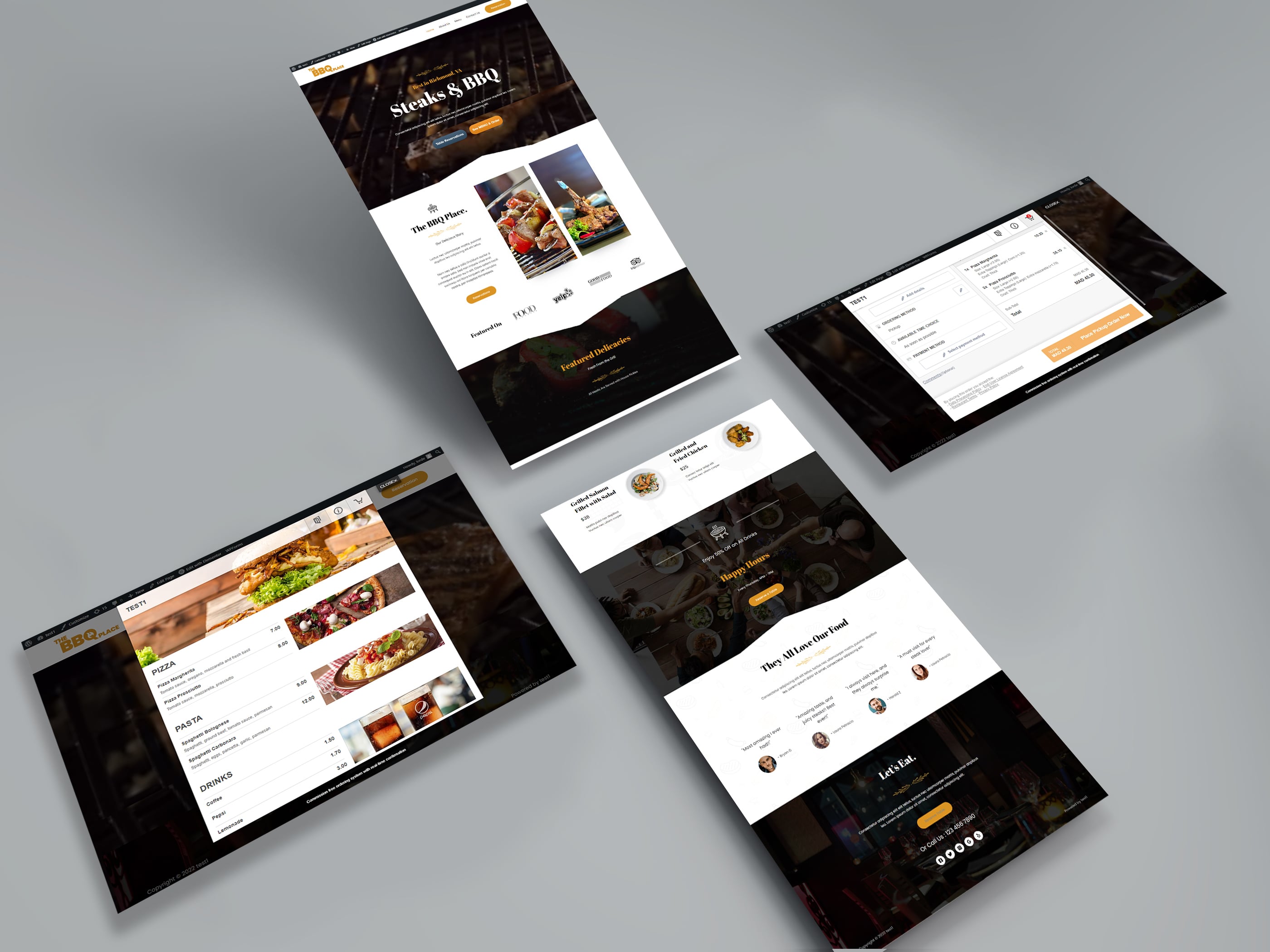 otmane elhaddaji wordpress website